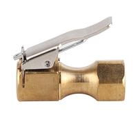 Funien Conector de Inflador de Neumáticos de Abrazadera Rápida, Adecuado para Inflar Automóviles y Motocicletas, Viene con Portabrocas de Bomba de Aire, Admite Rápido