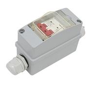 Funien Disyuntor DC 32A 2P con Protección contra Sobretensión, Sobrecarga y Rayos, para de Generación de Energía Solar con Panel Solar, Plug and Play, IP65 (Sin cable)