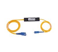 Funien Divisor de Fibra óptica SC 1x2 Dispositivo Divisor de Fibra óptico Clase Portadora Baja Pérdida Inserción Diseño Compacto para Redes FTTX FTTH con Conector SC