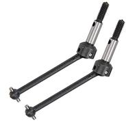 Funien Eje de Transmisión RC Eje de Transmisión CV Hueso Perro 2 Piezas Acero Tratado Térmicamente Negro Gran ángulo Rotación Suave Fácil Instalación para 3Racing