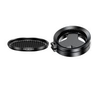 Funien Filtro Magnético 2 en 1 para Teléfono, Filtro de Cámara Móvil, de Lente para Teléfono Inteligente, Estrella Polarizado CPL 52 Mm, Giratorio, (Lente polarizada Starlight)