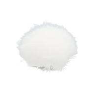 Funien Funda para Micrófono Furry Lavalier Wind Muff, Pequeña Decoración Portátil para un Control Eficiente del Ruido en Interiores y Exteriores, 0,5 Cm (Blanca)