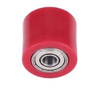 Funien Guía de Rueda de Polea de Tensor de Rodillo de Cadena Universal para Motocicletas Enduro de Bicicleta de Tierra (Rojo)