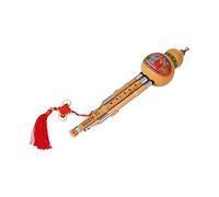 Funien Hulusi, Clave de Do, Flauta de bambú y Seda para Principiantes, Conjunto Ideal Instrumentos Chinos, con Estuche Transporte, un Gran Regalo musical.
