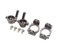 Funien Juego de Bloques C de Copa Dirección RC Aleación Aluminio, Accesorios Duraderos para ZD Racing 10 10421 1/10 SUV del Desierto, Fácil Instalar, 4 Unidades