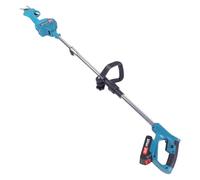 Funien Juego de Motosierra Inalámbrica, Sierra de Pértiga Telescópica para Recorte a Gran Altitud, ángulo Corte Ajustable, Funcionamiento con Batería Dual, Diámetro Corte (Enchufe europeo)