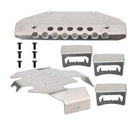 Funien Juego de Placas de Deslizamiento Protección Armaduras Chasis Duraderas Acero Inoxidable para Coche RC -6 G63