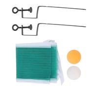 Funien Juego de Red de Tenis Mesa para Niños Juego Red Tenis Mesa para Niños y Poste Portátil Mini Pelotas Malla con 2 Pelota