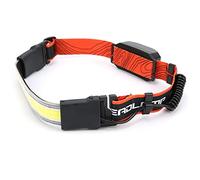 Funien Linterna Frontal COB Linterna Frontal LED Luz Recargable por USB Diadema Ajustable 350 Lm 3 Modos Iluminación Amplia y Suave Pantalla de Energía Vida útil Resistente Al