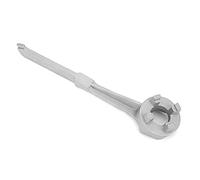 Funien Llave para Tapón de Tambor de Aceite, Llave de Tapón de Tambor de Aceite de Galón de Aluminio, Herramienta de Apertura de Tapa, Súper Resistencia a la Corrosión, Fácil de Usar