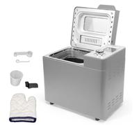 Funien Máquina para Hacer Pan [horno de Pan de Doble Calentamiento/Máquina con Doble Calentamiento/panificadora ] Automática 25 Menús (Enchufe europeo 220-240V)