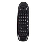 Funien Mini Teclado Ratón Tecnología Inalámbrica 2.4G Modo de Suspensión Automática Mini Teclado Inalámbrico Portátil con Estructura 3 en 1, Control Remoto No Direccional de 360°,