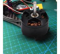 Funien Motor de Avión RC de Alto par, Aleación Aluminio CNC 890KV para Avión Ala Fija, Diámetro 1,65 Pulgadas, 1 Unidad