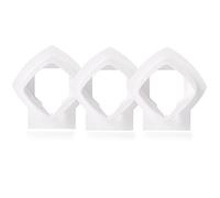 Funien para Linksys Velop Mount, Soporte de Montaje en Pared para Linksys Velop Tri-Banda Sistema de Malla WiFi Completo en el Hogar, Paquete Blanco 3