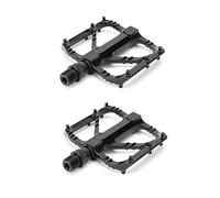 Funien Pedales de Bicicleta de 3 Rodamientos con Diseño Antideslizante Plataforma Aleación Aluminio Duradera para Ciclismo Montaña y Carretera Negro 2 Piezas