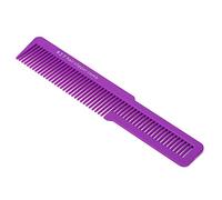 Funien Peine de Corte de Cabello Profesional y Duradero para un Corte Cabello Elegante con Dientes Antideslizantes, para Peluquero, Cortadora, Barbero, Plástico, Negro (Púrpura)