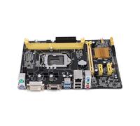 Funien Placa Base de Escritorio LGA 1150 H81 DDR3 16GB Fácil Instalación Alimentación Trifásica 24 Pines Más Alimentación de CPU 4 Pines para Procesadores Core I7, I5, I3, Pent