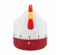 Funien Precioso Temporizador de Pollo, Reloj Despertador Mecánico de Cocina para Decoración del Hogar, Recordatorio de Sincronización con Material ABS de, No Necesita Pilas Durante