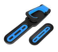 Funien Rack de Montaje en la Bicicleta Rack de Almacenamiento Bicicleta Vertical Ajustable Gancho para Colgador Perchas para Cobertizo Garaje el Hogar (Negro y azul)