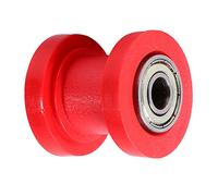 Funien Rueda de Guía Tensor Deslizante de Rodillos de 8 Mm, Rodillo de Cadena Nuevo para Bicicleta de Pozo de Dirtbike China, Amarillo, Azul, Verde o Rojo, Completos con Cojinetes de (Rojo)