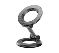 Funien Soporte Magnético para Teléfono de Doble Cara, 17 Imanes N52, Agarre Fuerte, ángulo Múltiple Ajustable de 1080 Grados con Placas Metal, para Tablero Automóvil, Refrig