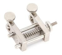 Funien Violin Violin Viola Celle Borde Snw, Herramienta de Reparación Resistente, Pinza de Metal de Varilla de Doble Guía Ajustable para la Creación de Luthier, Accesorio de Cabezal de (Plata)