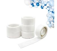 FuninCrea 600 unidades de puntos adhesivos transparentes para globos, 6 rollos de pegamento fotográfico de doble cara, despegables, para decoración y manualidades (600)