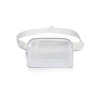 FuninCrea Fanny Pack, riñonera impermeable de nailon con correas ajustables para mujeres y hombres, riñonera de moda con 3 bolsillos de malla para entrenamiento, correr, viajes, senderismo