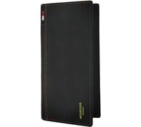 FuninCrea Portafolio Largo de Cuero PU para Hombre, Suave Monedero con Bolsillo para Monedas con Cremallera y 12 Ranuras para Tarjetas