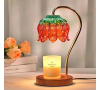 Funistree Lámpara calentadora de velas, Candle Warmer Lamp regalos para mujeres, lámpara de fragancia eléctrica con temporizador y regulador de intensidad, decoración de calentador de velas, regalo de