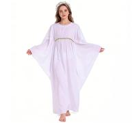 Funjoyz Disfraz de ángel Niños Niñas Vestido Blanco Angelito Para Navidad Halloween Año Nuevo Carnaval Mascarada Fiesta de Cumpleaños Cosplay,Accesorios de Ropa de ángel 110-160 CM