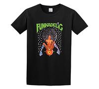 Funkadelic George Clinton Logo tee Unisex 100% Cotton Short-Sleeve T-Shirts Black XXXL