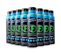 FunkAway Spray eliminador de olores de humo para aire, 3.4 onzas, paquete de 8, elimina los olores extremos de humo de cigarrillos, cigarros y fogatas, refresca instantáneamente el aire ahumado