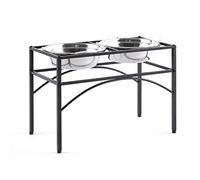 Funkeen - Juego de Cuencos elevados para Perros, comedero Elevado para Mascotas, Comida y Agua para Gatos (2 Cuartos de galón, para Perros Grandes)