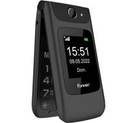 Funker C200 Comfort 4G - Teléfono móvil 4G Volte de Tapa para Mayores, Botones y Teclas Grandes, fácil de Usar, botón SOS, USB-C, 3 memorias directas, 2000 contactos, Bateria 1000mAH, Negro