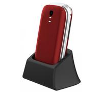 Funker E300 Max Audio 3 4G, Telefono movil tapa fácil de usar, Teclas y Pantalla grandes, AudioPRO compatible con audífonos, volumen muy fuerte con Amplificador, Configuración Remota, Botón SOS (Rojo)