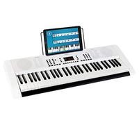 FunKey 61 Edition Blanco, 300 sonidos, 300 ritmos, 40 canciones demo | Sustain, vibrato, doble voz, transposición, división de teclado, intro/final, batería, Función de grabación, Metrónomo, 0 kg