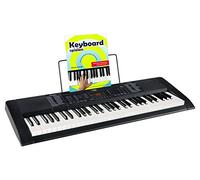 FunKey 61 Edition Set Negro (300 sonidos, 300 ritmos, pantalla LCD, conexión para micrófono y auriculares, incl. escuela de teclado) negro