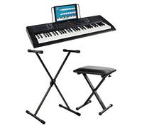 FunKey 61 Edition Set Negro incl. Soporte para Teclado + Banco, 300 sonidos