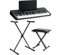 FunKey 61 MKII Keyboard Negro Set Incl. Soporte Para Keyboard + Banco