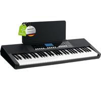 FunKey 61 Performer Teclado Con 61 Teclas - 450 Sonidos 150 Ritmos 120 Canciones Demo - Función De Aprendizaje - LED Display - Entrada Para Auriculares - Fuente De Alimentación Incluida - Negro