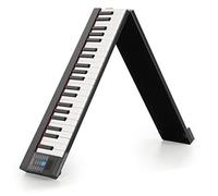 FunKey KP-88II Piano Plegable - Teclado para Doblar - 88 Teclas de Tamaño Estándar con Sensibilidad al Tacto - Batería de 1100 mAh - Altavoces - Incluye Bolsa, Adaptador y Pedal de Sustain - Negro