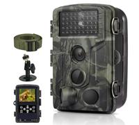 FunKind Camara Caza 4K 50MP, Camara Fototrampeo con Sensor de Movimiento, Cámara de Caza Nocturna Impermeable IP65, Visión Nocturna hasta 25m, Tarjeta de Memoria No Incluida