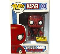 FunKo 024795 Pop Marvel: Spider-Man Red and Black Limited 03 de Bobble Head Figure