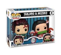 Pack 2 funkos funko demon slayer kimetsu no yaiba tanjiro & nezuko 62710