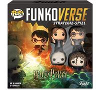 Funko 43477 Harry Potter 100 Funkoverse, paquete de 4 personajes juego de mesa, Version aleman, colores surtidos