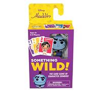 Funko 49357 Board Games 49357 Signature Something Wild Card Game-Aladdin - Genie, Multicolour