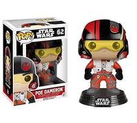 Funko 6222 Pop Star Wars - Figura de Vinilo PoE Dameron, Beige, Negro, Rojo, 9 cm