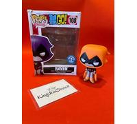 Funko 9508 - Figura Teen Titans Raven, Naranja