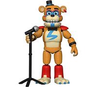Funko Action Figure: Five Nights At Freddy's (FNAF) PizzaPlex-Glamrock Freddy Fazbear - FNAF Pizza Simulator - Juguete de Colección - Idea de Regalo- Mercancia Oficial - Video Games Fans